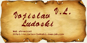Vojislav Ludoški vizit kartica
